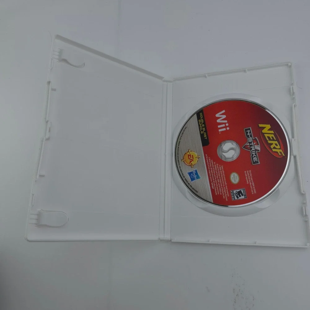 EA‎ Nerf N-Strike Double Blast Bundle Nintendo Wii 2 Games in 1 Good No Manual
